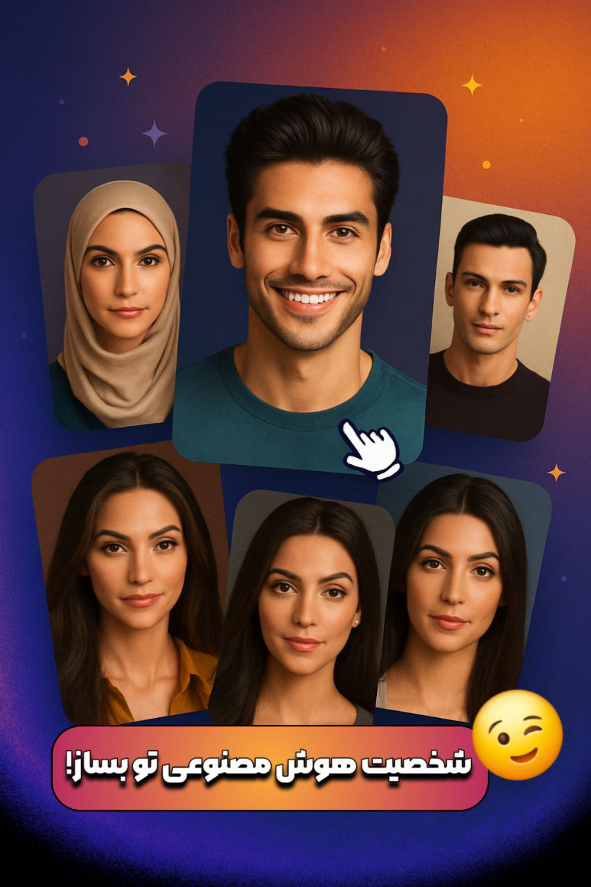 ساخت آواتار آنلاین با هوش مصنوعی (کاملا رایگان)